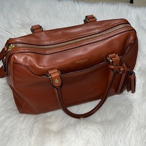 Leather Coach Legacy Haley Satchel